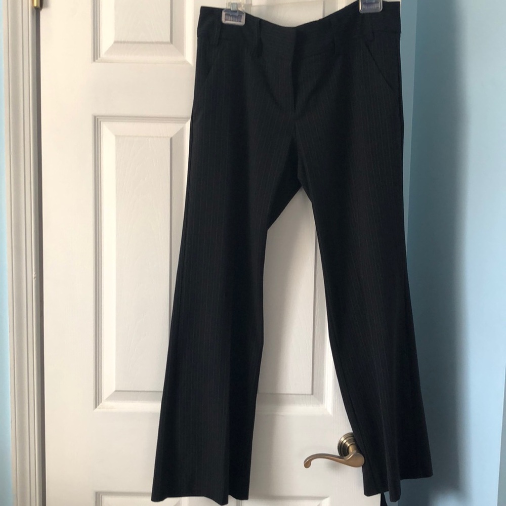 The Limited Black Pinstripe Dress Pant Size 10